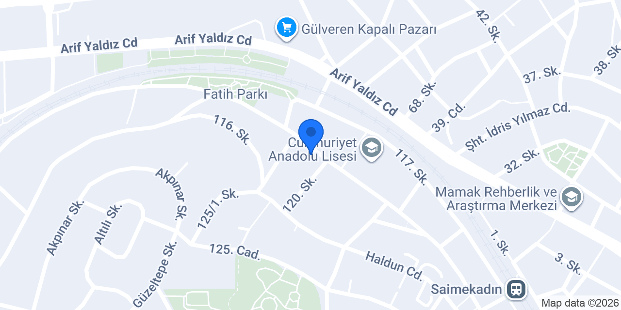 Işık Erkek Kuaförü konumu