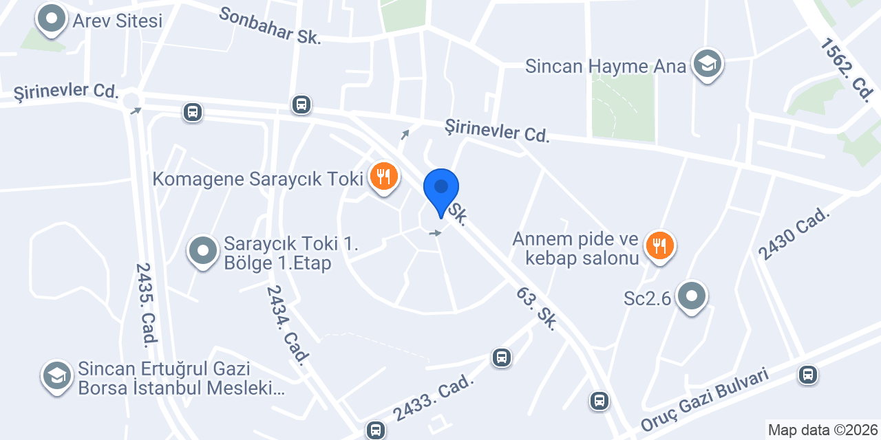 Dila Berkem Okay Diş Kliniği konumu