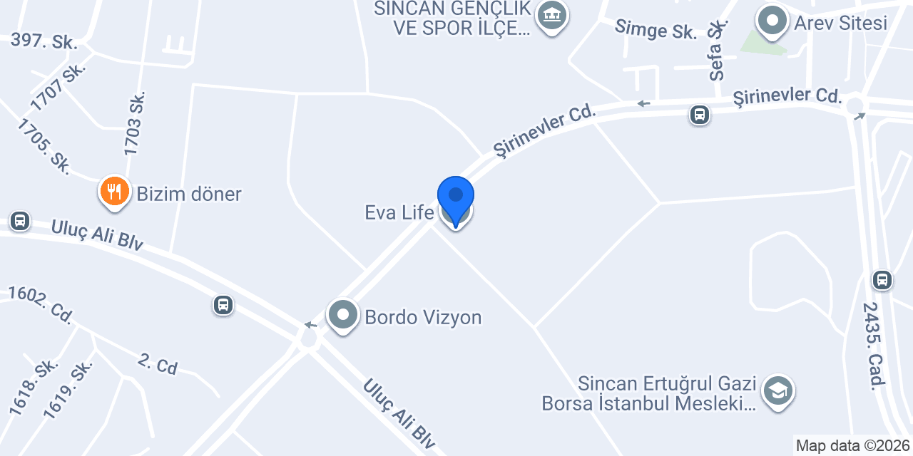 Eva Life konumu