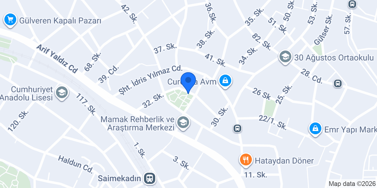 Bahçelerüstü Merkez Taksi konumu
