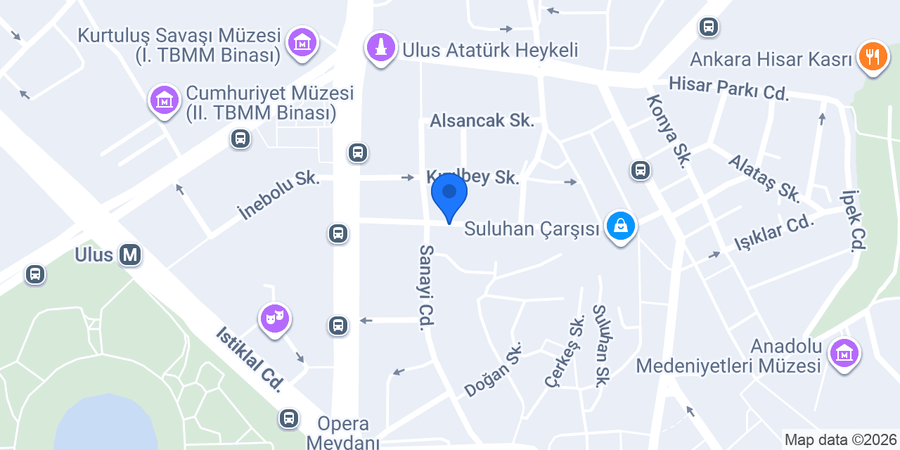 Gül Kebap konumu