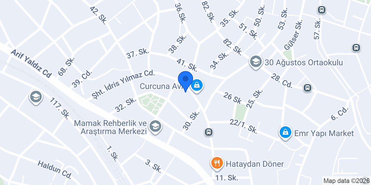 Seval Pastanesi konumu