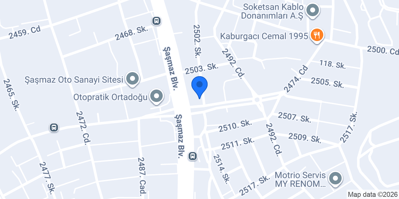 Ercan Oto Lastik konumu