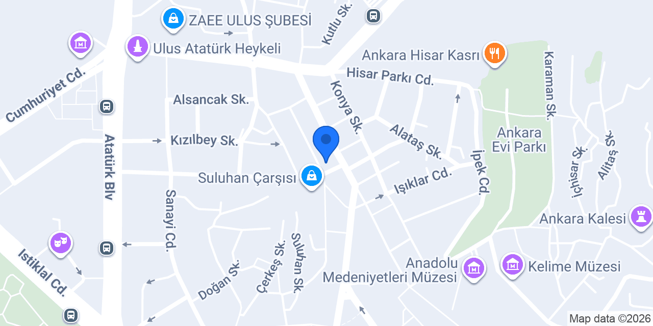 ANKARA 1.NOTER konumu