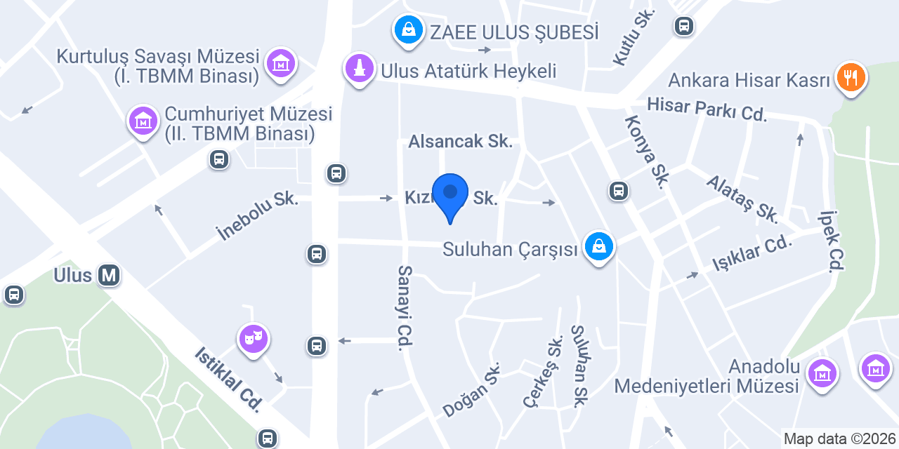 Orjinal Ozalit konumu
