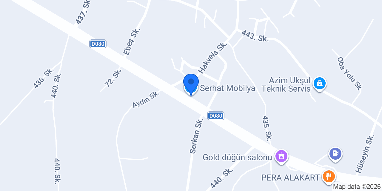 Serhat Mobilya konumu