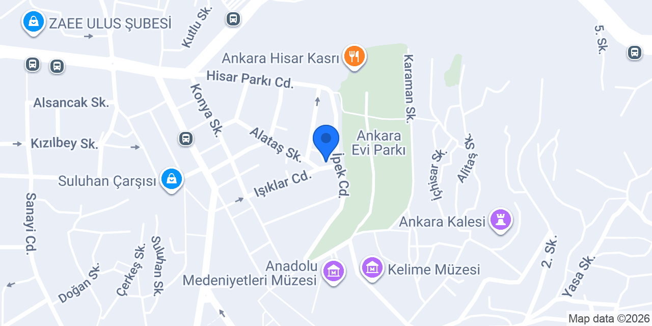 Otel Antik konumu