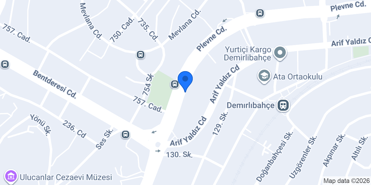 OZKUL BETON ELEMANLARI A.Ş konumu