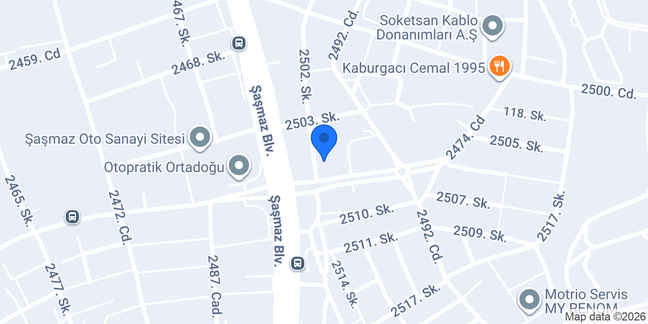 Aras Kargo Şaşmaz Şubesi konumu