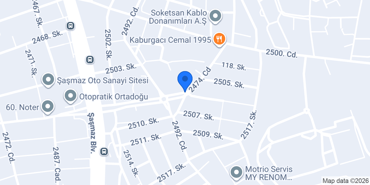 Şanlı Hasarlı Araç Alım-Satım konumu