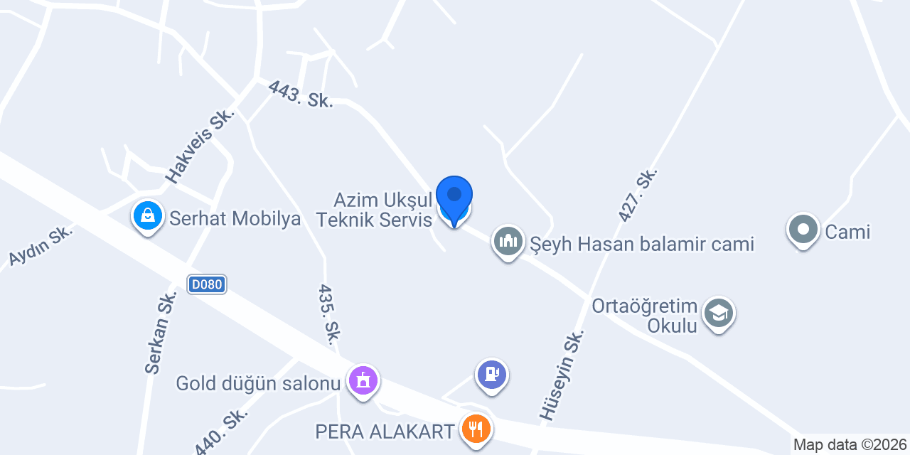 Azim Ukşul Teknik Servis konumu