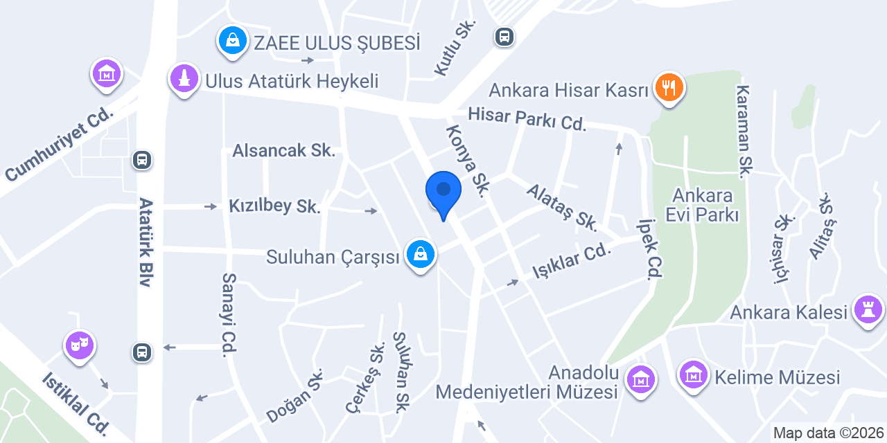 Özkoçak Kuyumculuk konumu