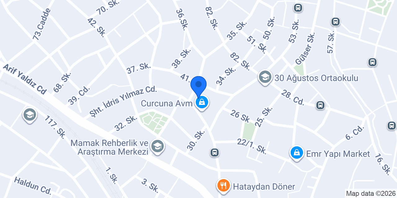 Yeniay Halı Yıkama konumu