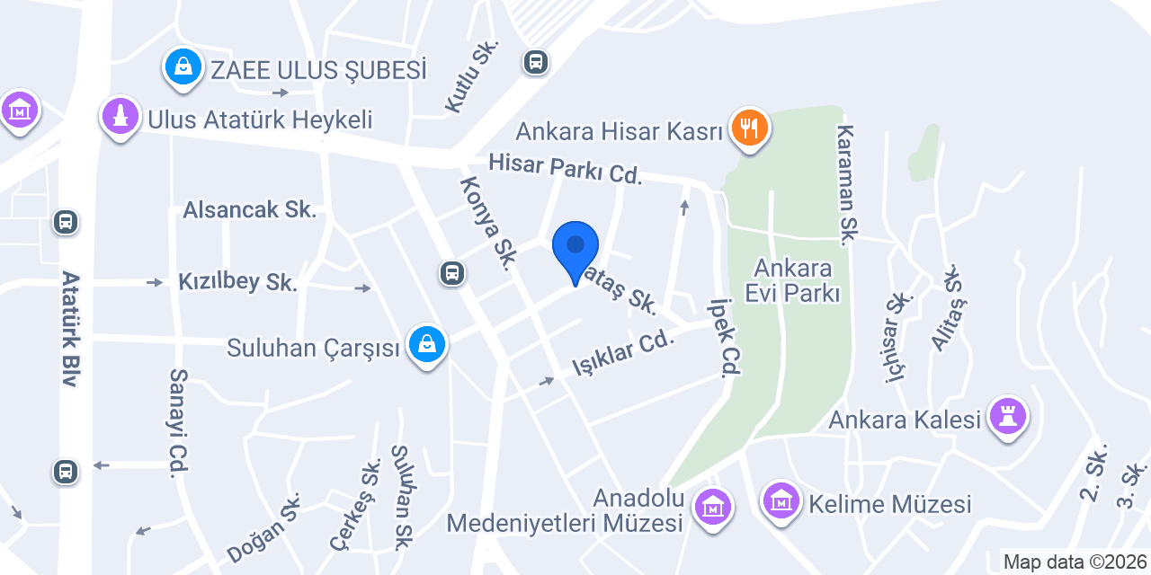 Yıldız Gıda Pazarı konumu