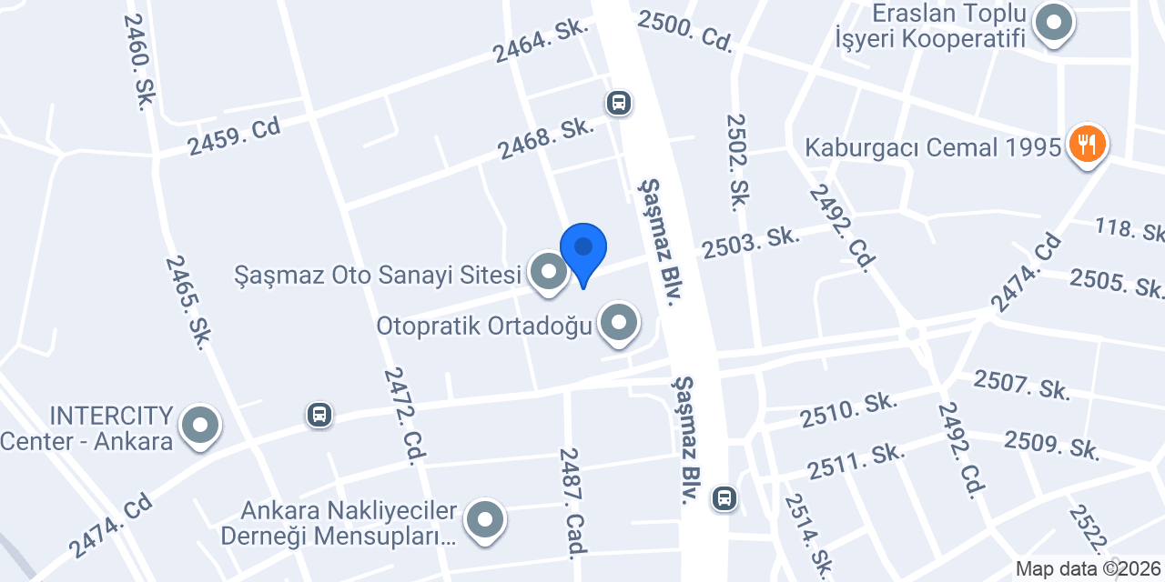 SARILAR OTOMOTİV konumu