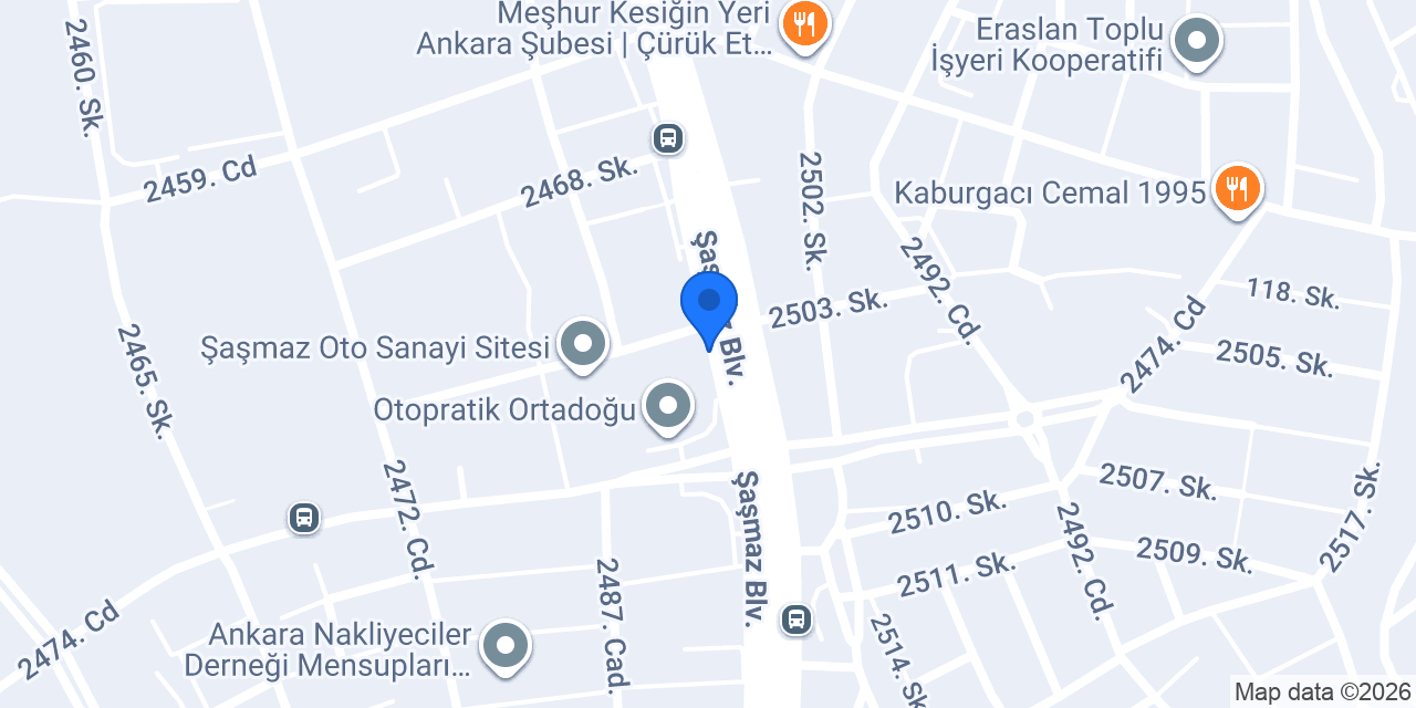Yapı Kredi - Şaşmaz Şubesi konumu