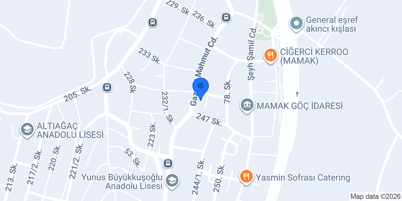 Altınışık Market konumu