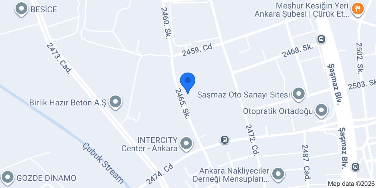 ERBEY HASARLI ARAÇLAR konumu