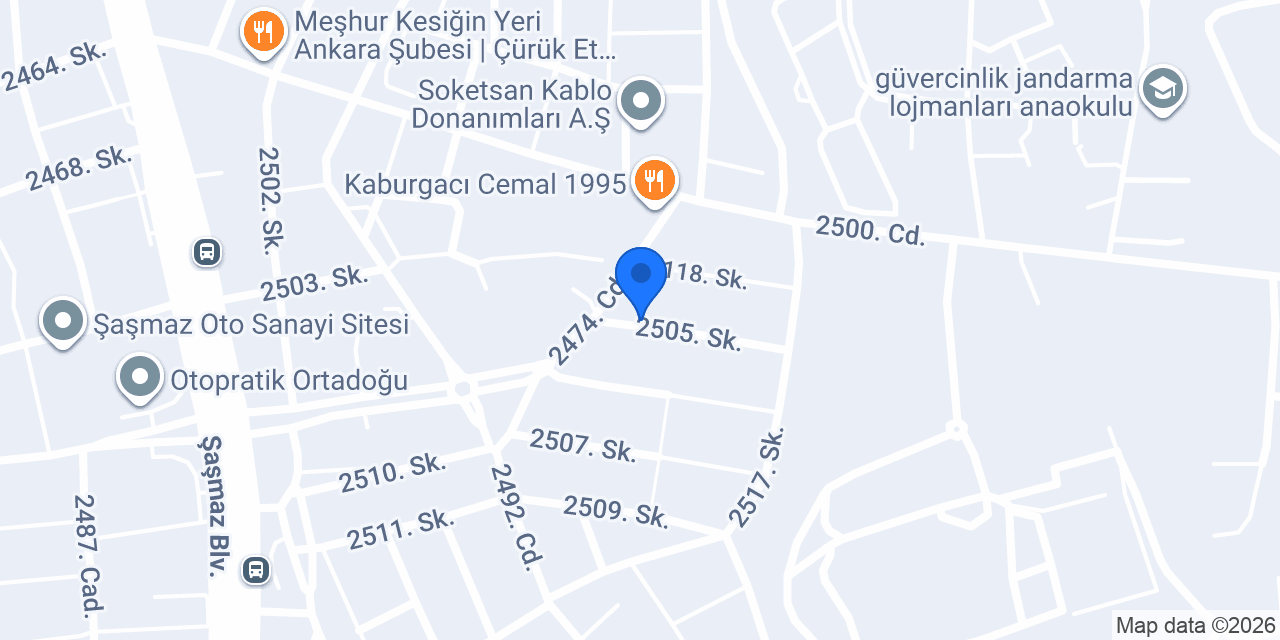 Güven Ambalaj konumu