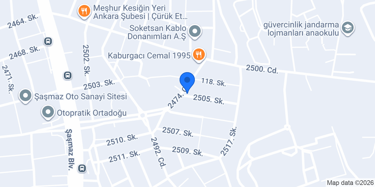 TUĞRA OTO SERVİS konumu