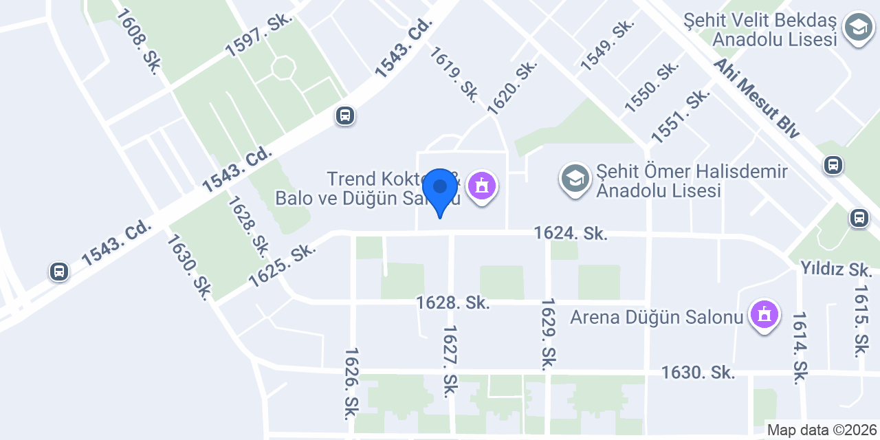 Miray terzi ve kurutemizleme konumu