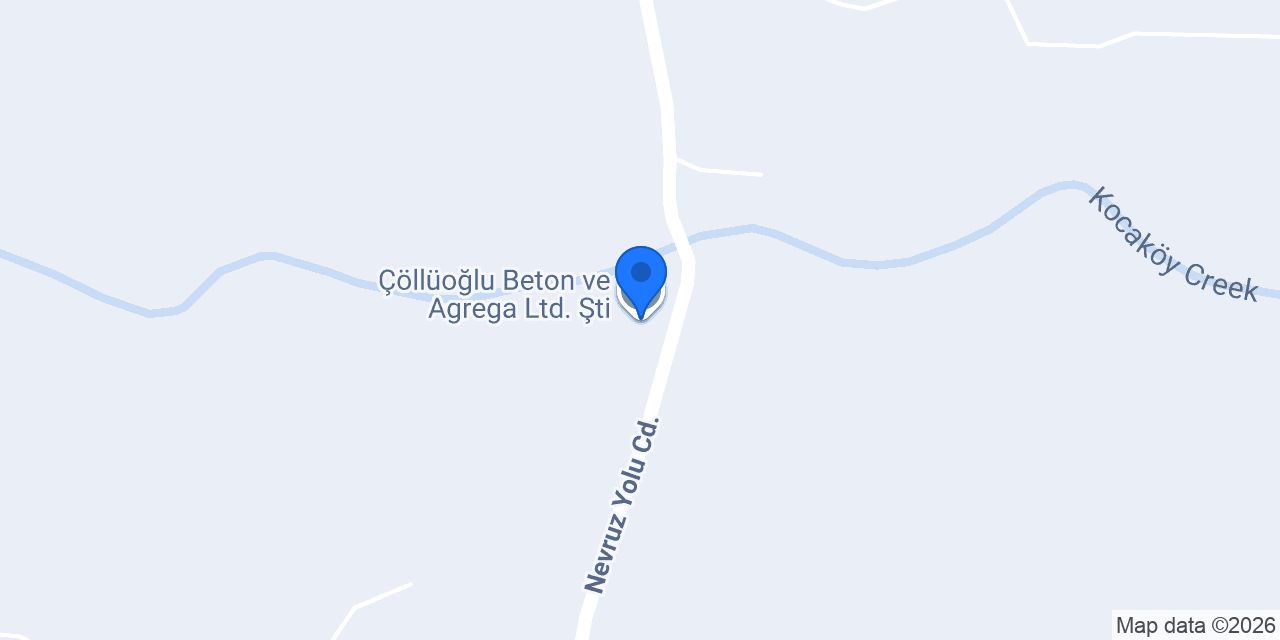 Çöllüoğlu Beton ve Agrega Ltd. Şti. konumu
