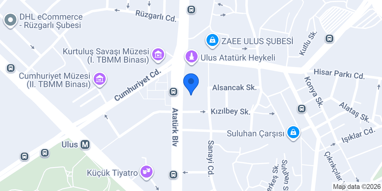 Zafer Moda Evi konumu