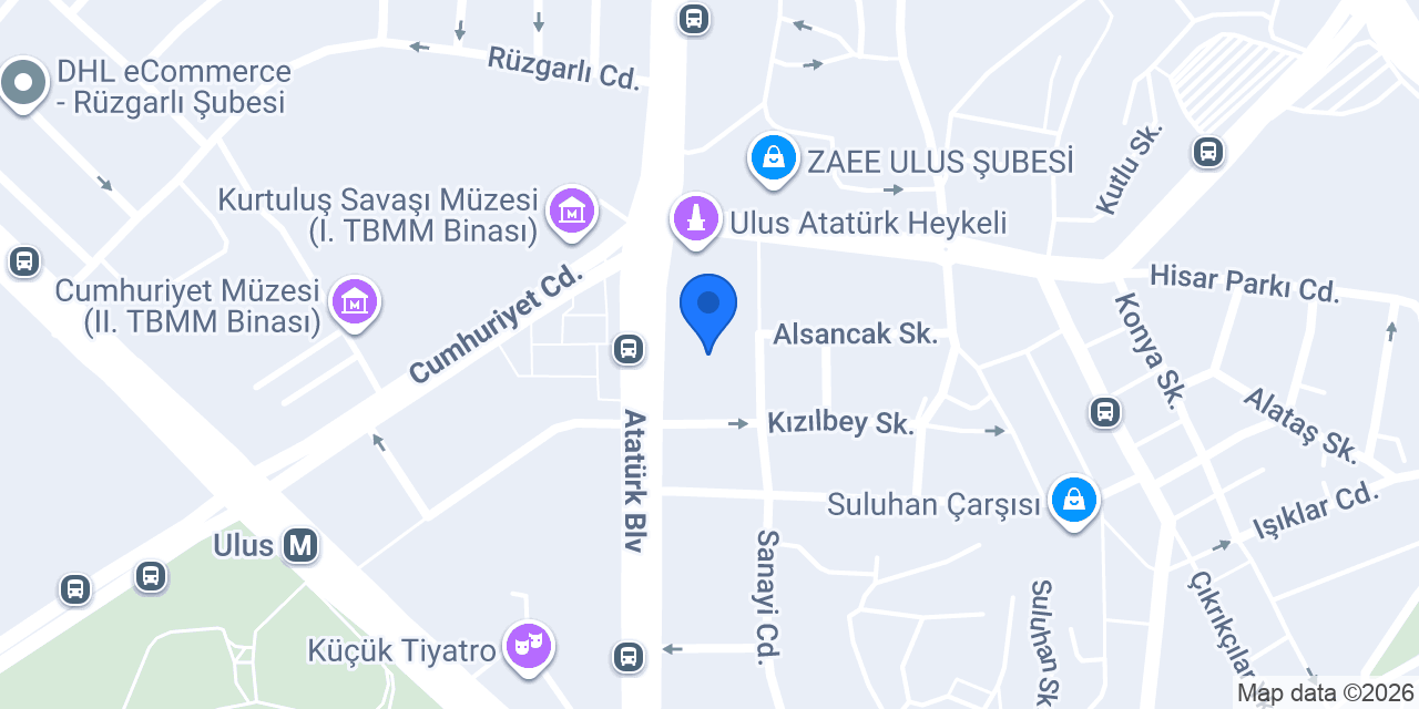 Özcan Optik konumu