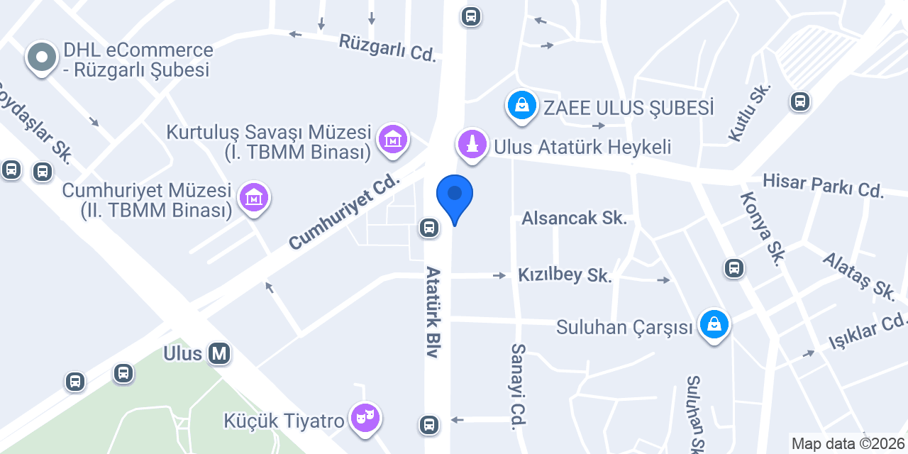 MADO Ulus konumu