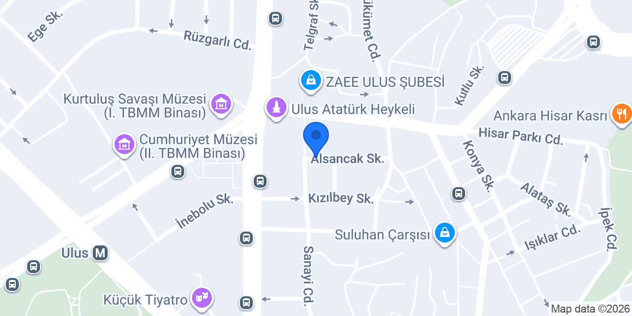 Saat Mekanizması Ankara Kuruluş1982 konumu