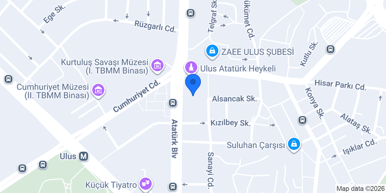 Hakkı Optik Ulus konumu