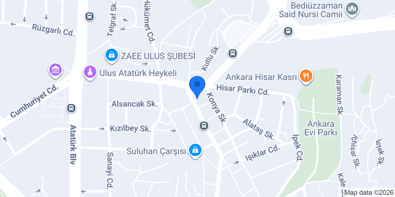 Mavi Aura Bilişim konumu
