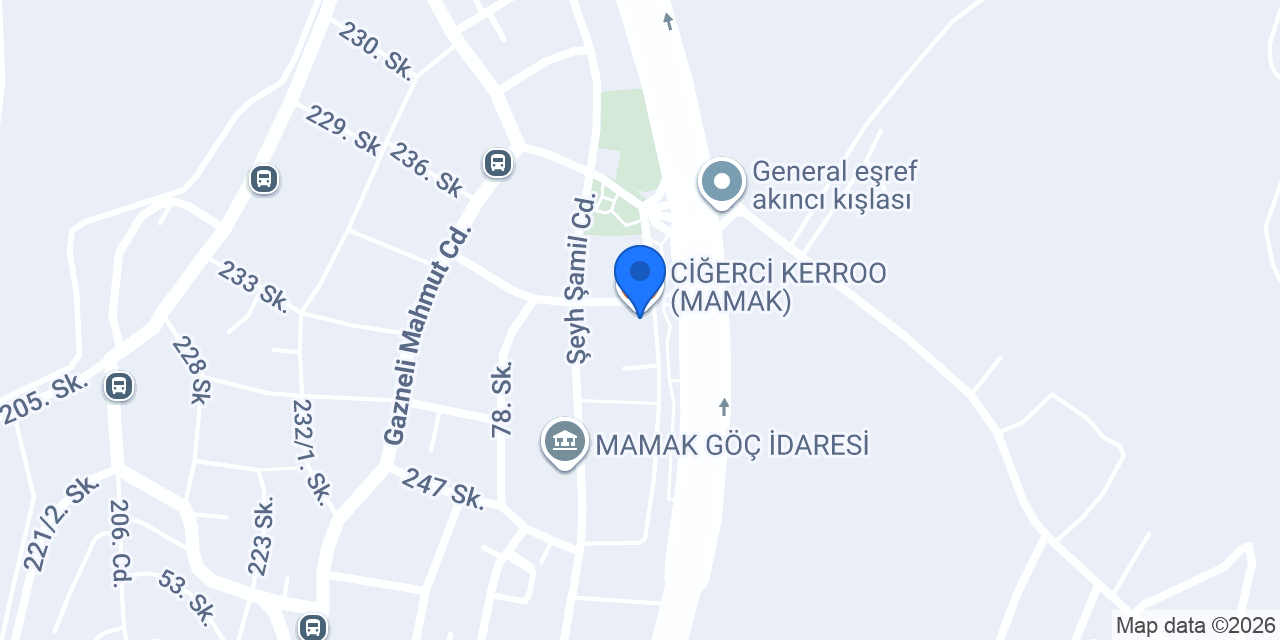 CİĞERCİ KERROO(MAMAK) konumu