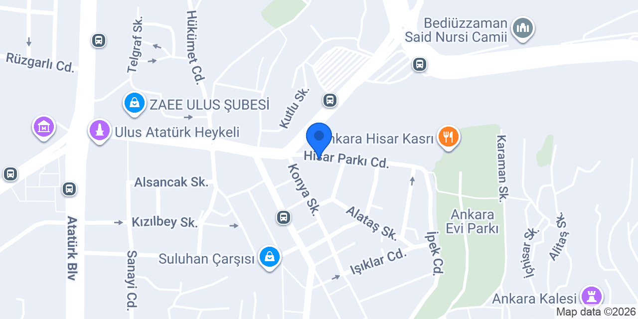 Ankara Minibüsçüler Esnaf Odası konumu