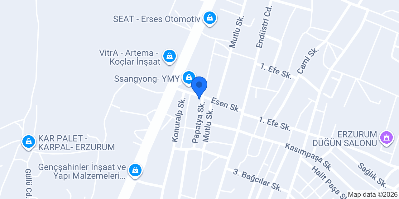 Yürüsoy Kapı Sanayi konumu