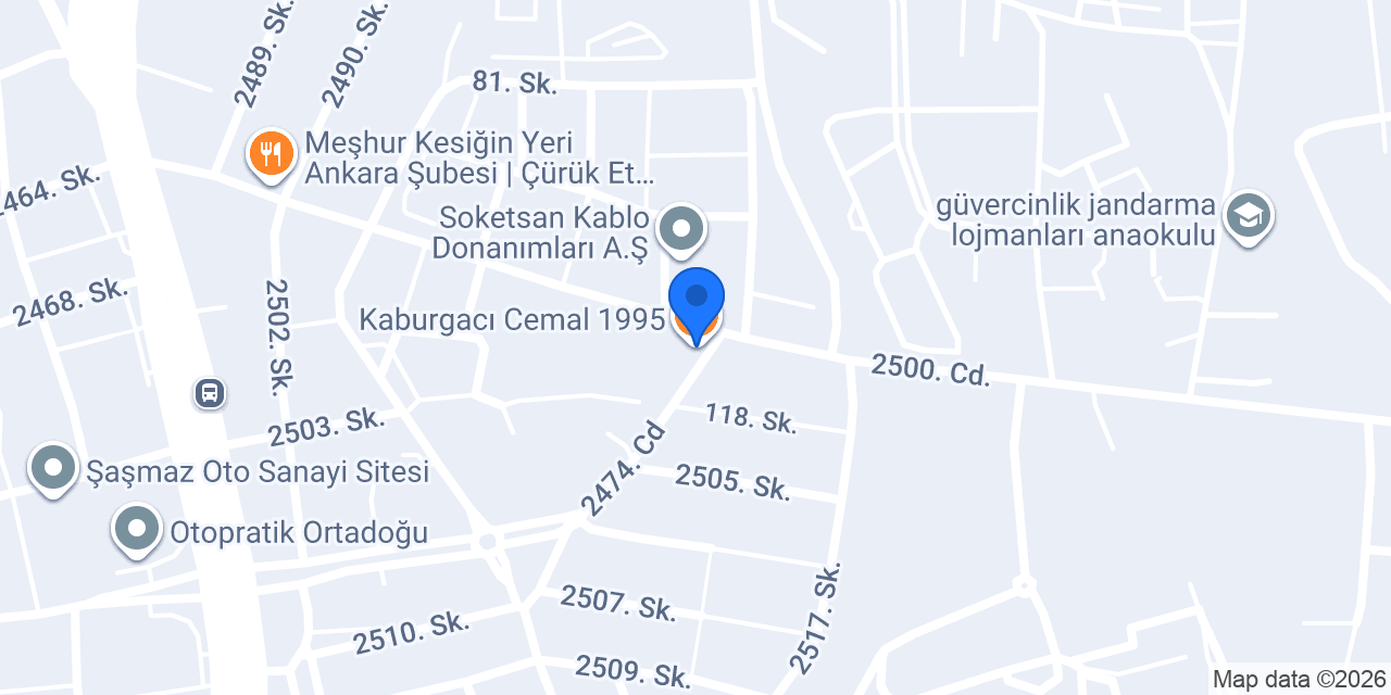 Kaburgacı Cemal 1995 konumu