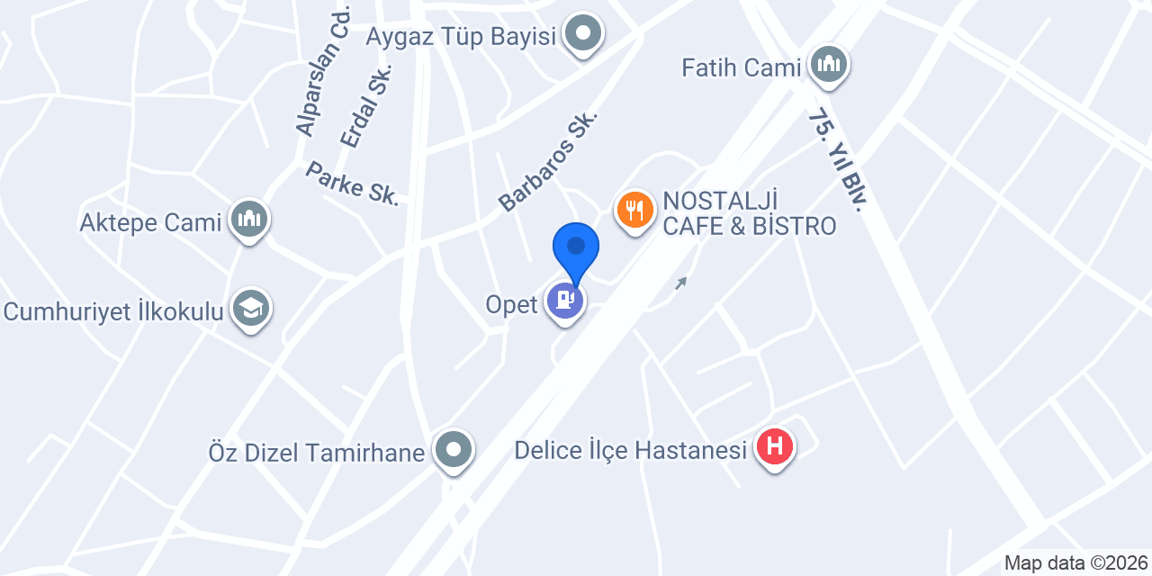Hattuşa Restoran konumu