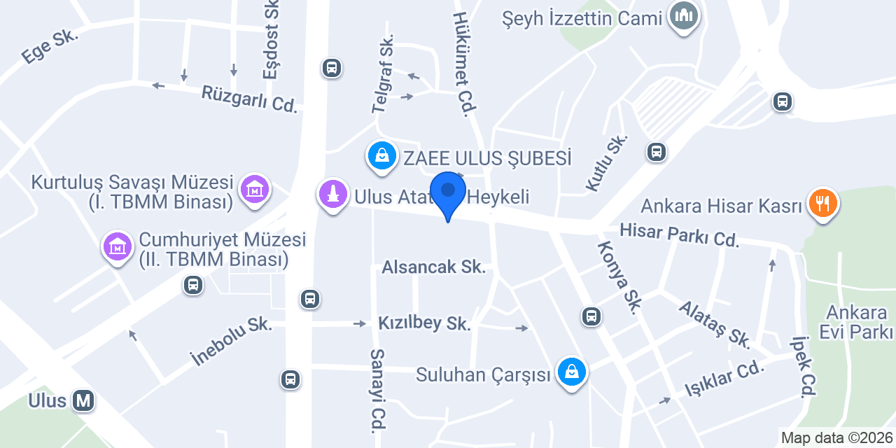 Terzi ve Örücü konumu