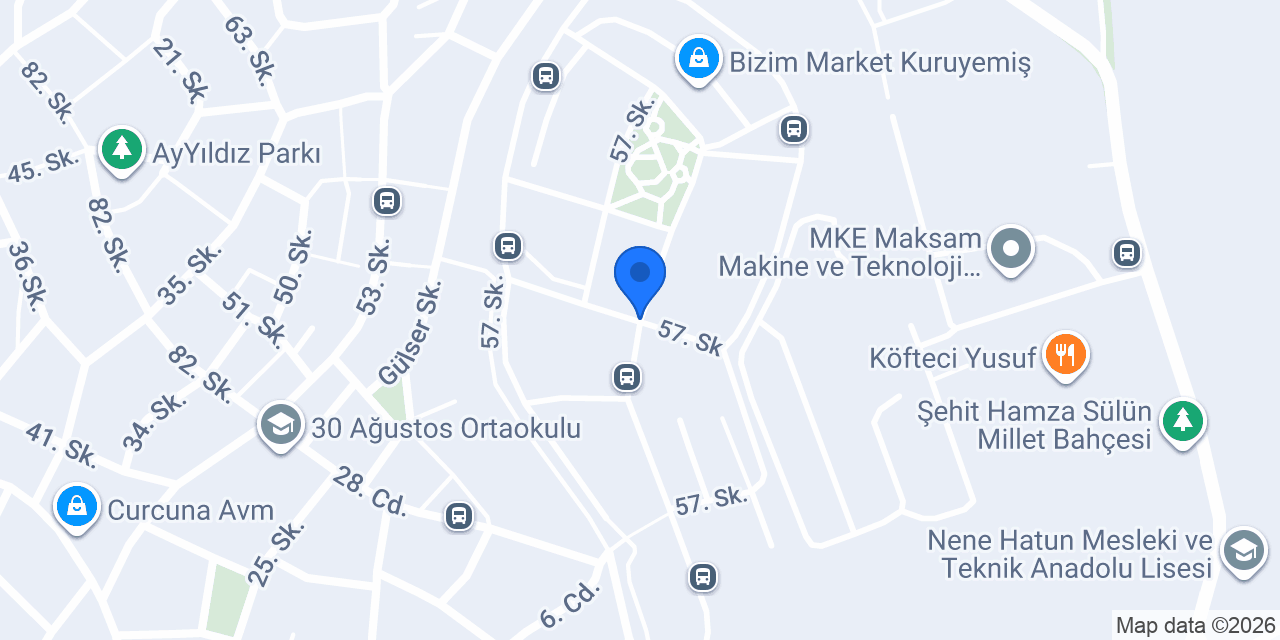 Pan Çiğ Köfte konumu