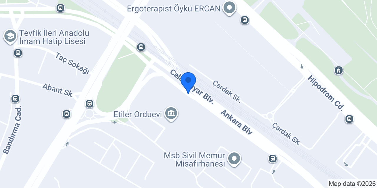 Vizyon Havacılık Simülatör Merkezi konumu