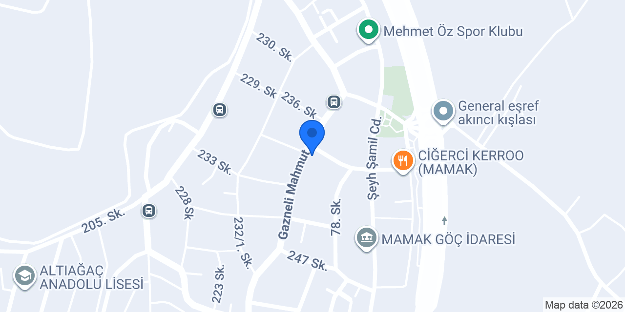 Melek Kuyumculuk konumu