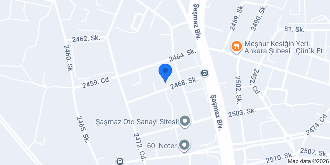 Sevil Motorlu Araçlar konumu