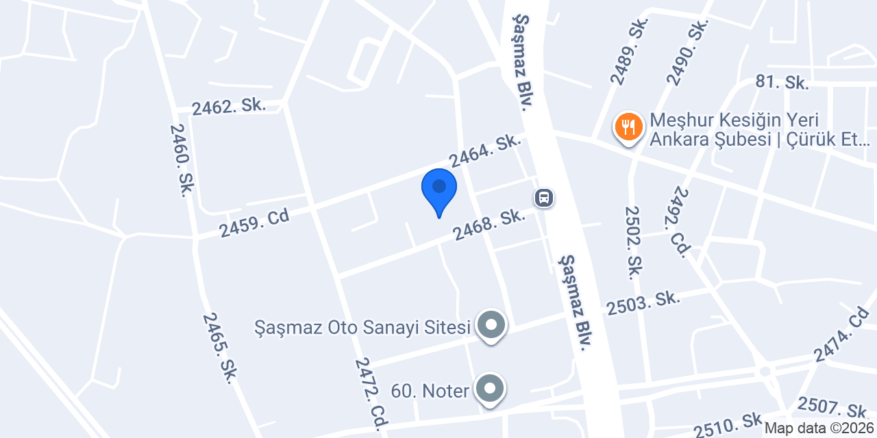 Avil Oto Servis konumu