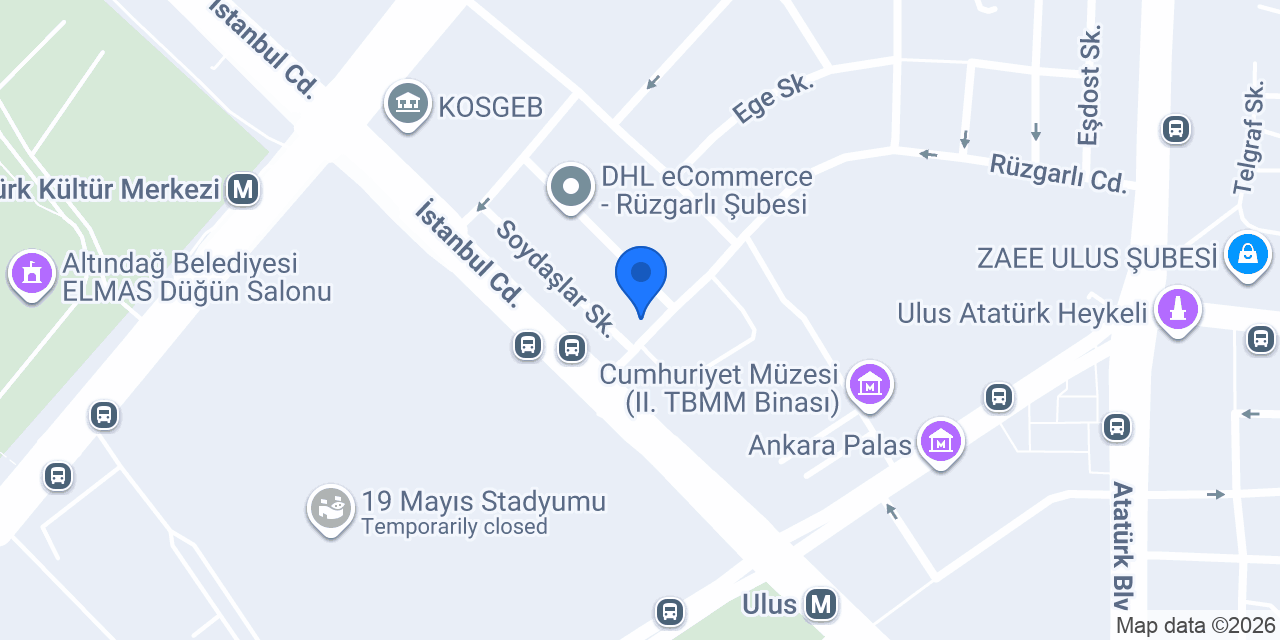 Can Sürücü Kursu konumu