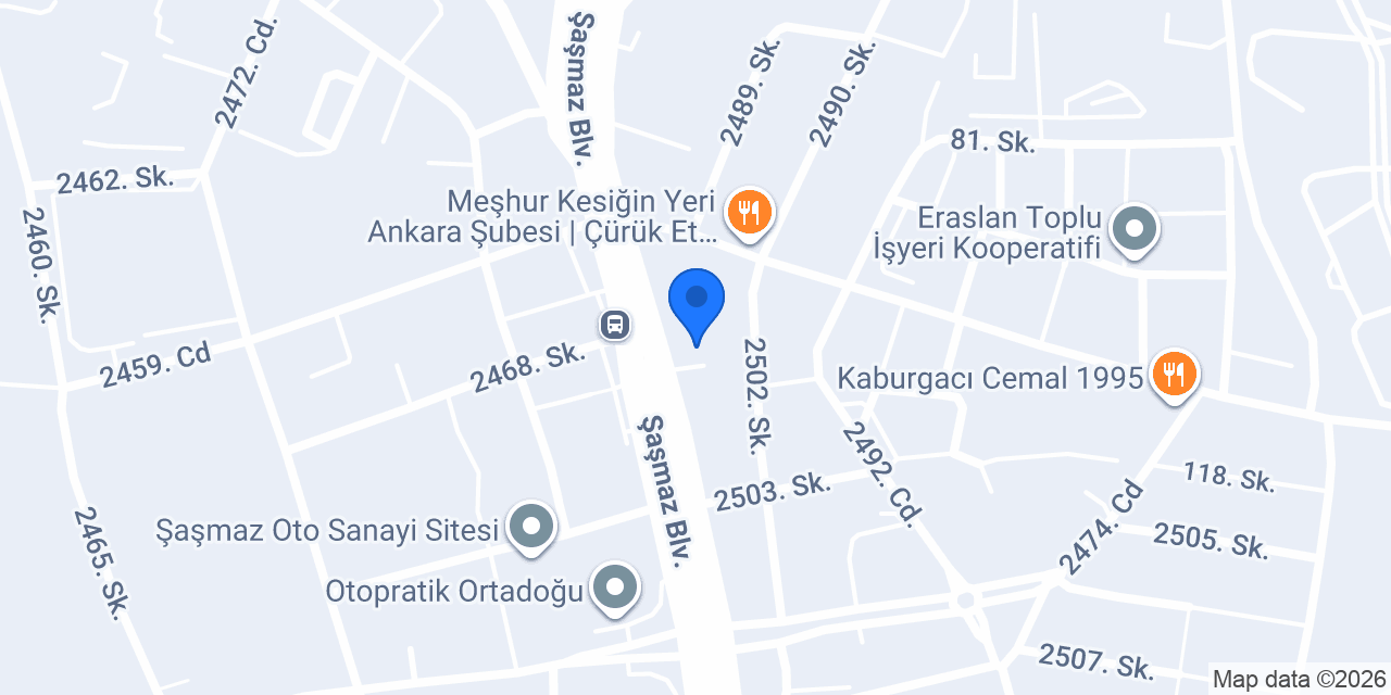 Akbank Şaşmaz Şubesi konumu