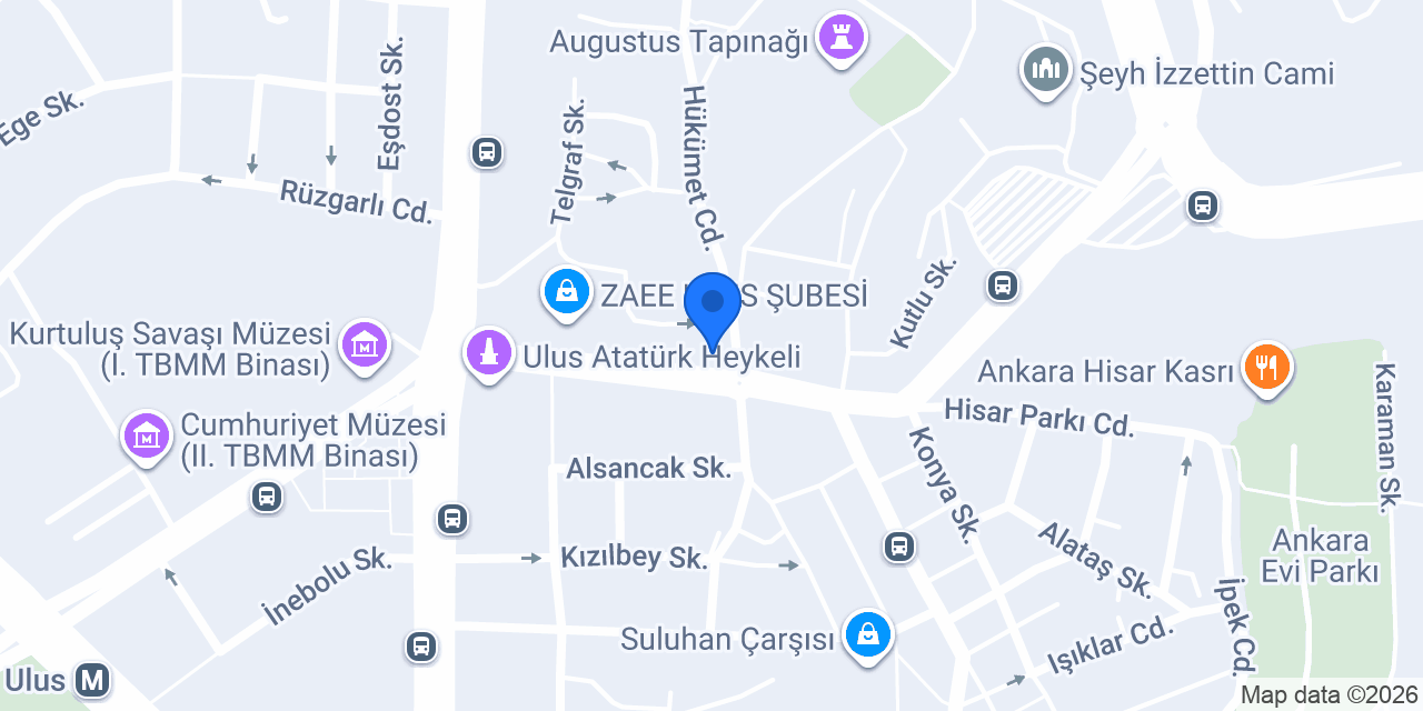 Tekkoza Turizm - Ankara konumu