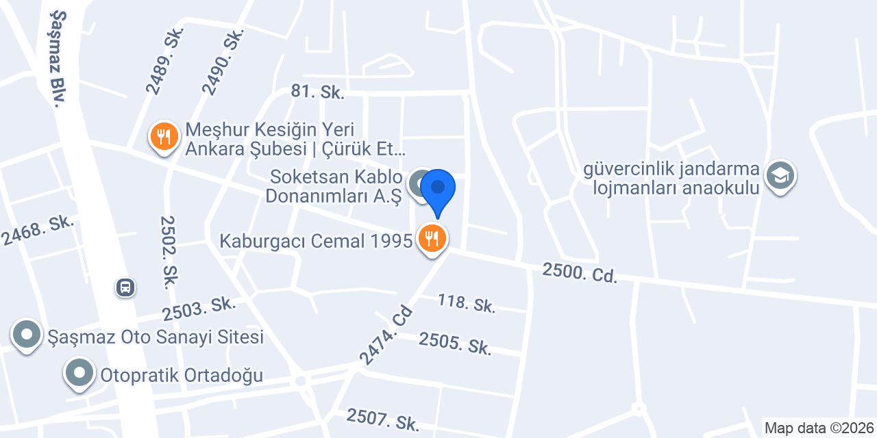 Abanoz Garage Kaporta konumu