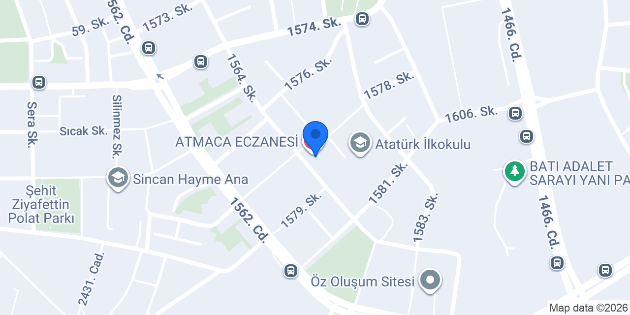 ATMACA ECZANESİ konumu