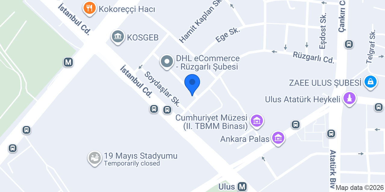 Altındağ Hukuk Bürosu konumu