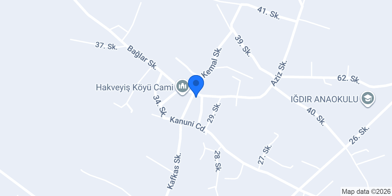 Hakveyiş Köyü Muhtarlığı konumu